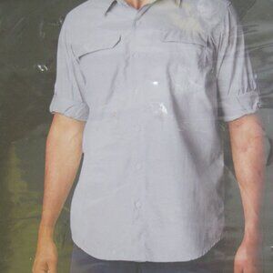 Pacific Trail Performance Vented Shirt, UPF40 moisture wicking , color Gray, XL